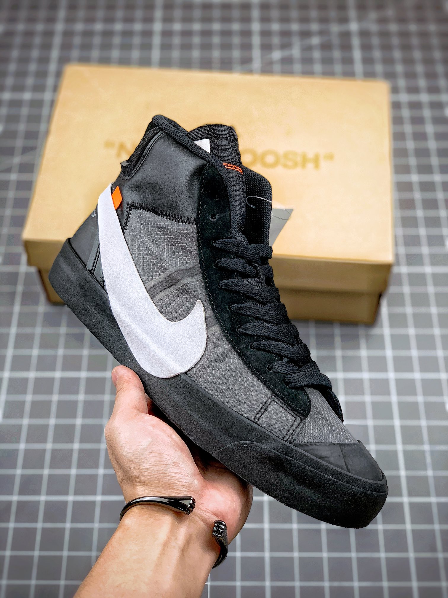 from OFF-WHITE X NIKE BLAZER MID