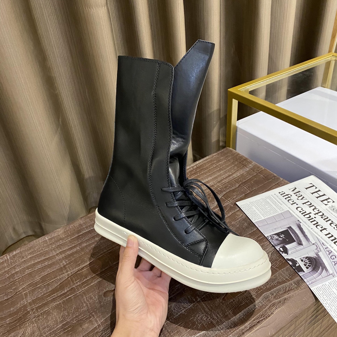 Men Women R*ick O*wens Top Sneaker