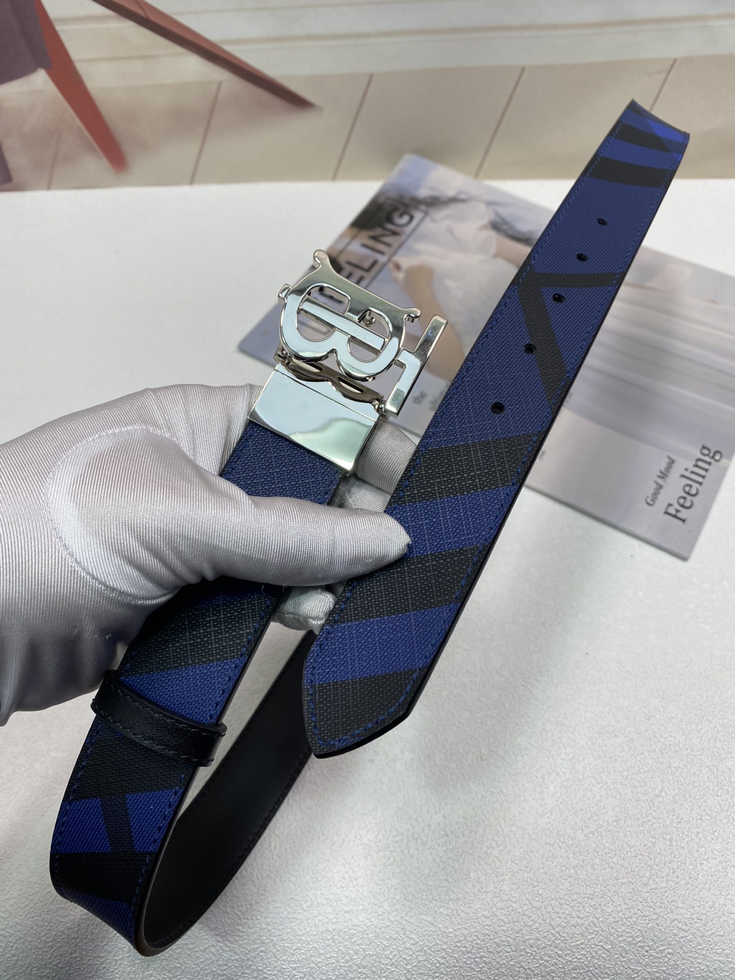 B*urberrry Belts Top Version 35MM