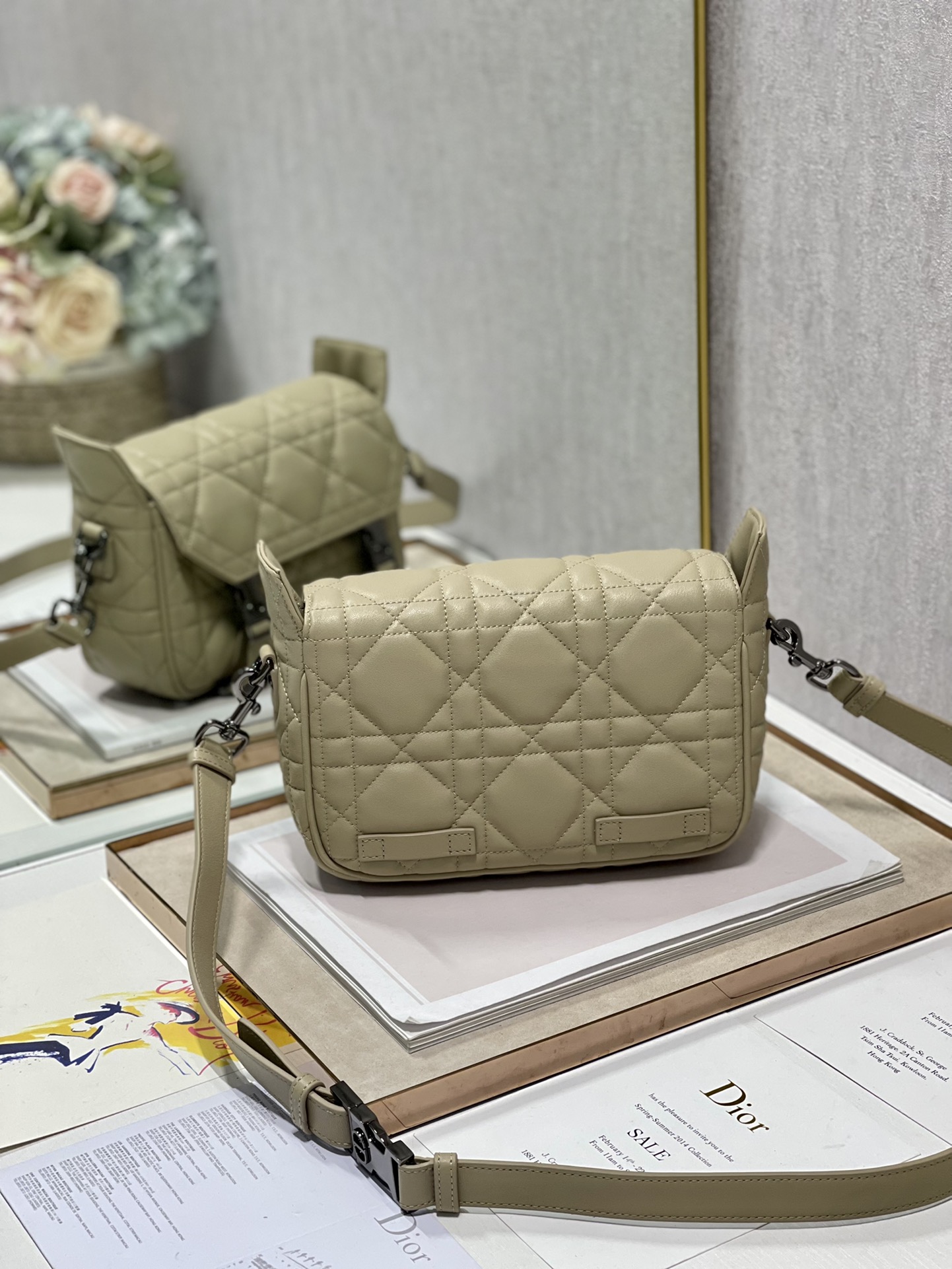 D*ior Bag Top Quality 24*9.5*19CM