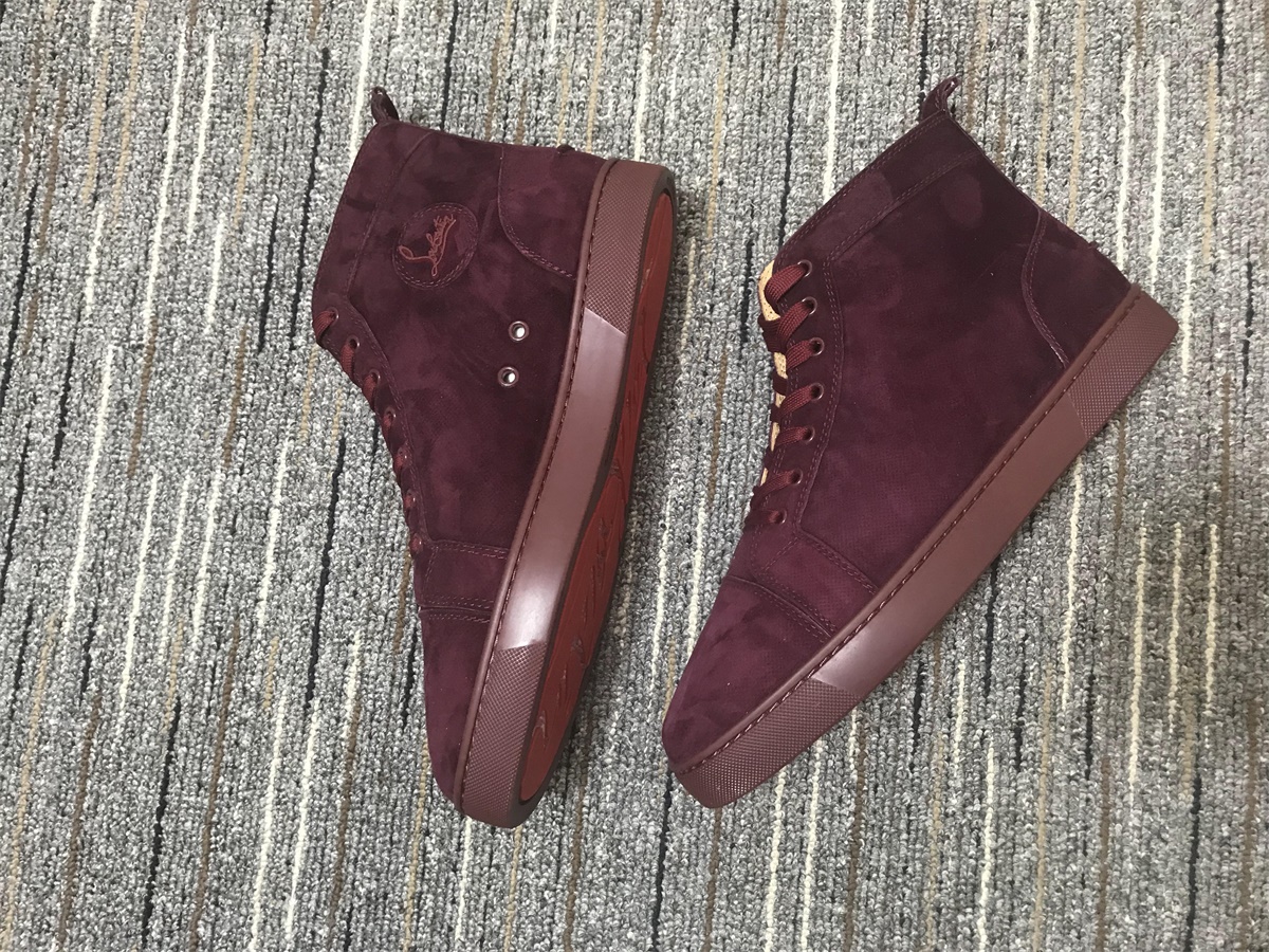 C*ristian L*uboutin Suede Leather Sneaker
