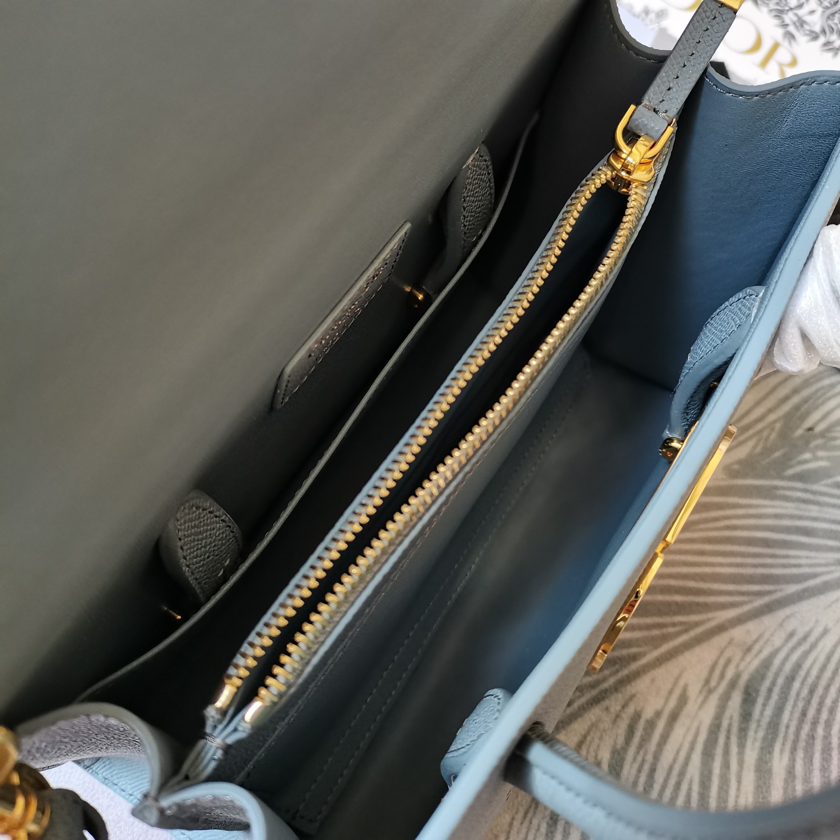 D*ior Bag Top Quality 25*19*12CM