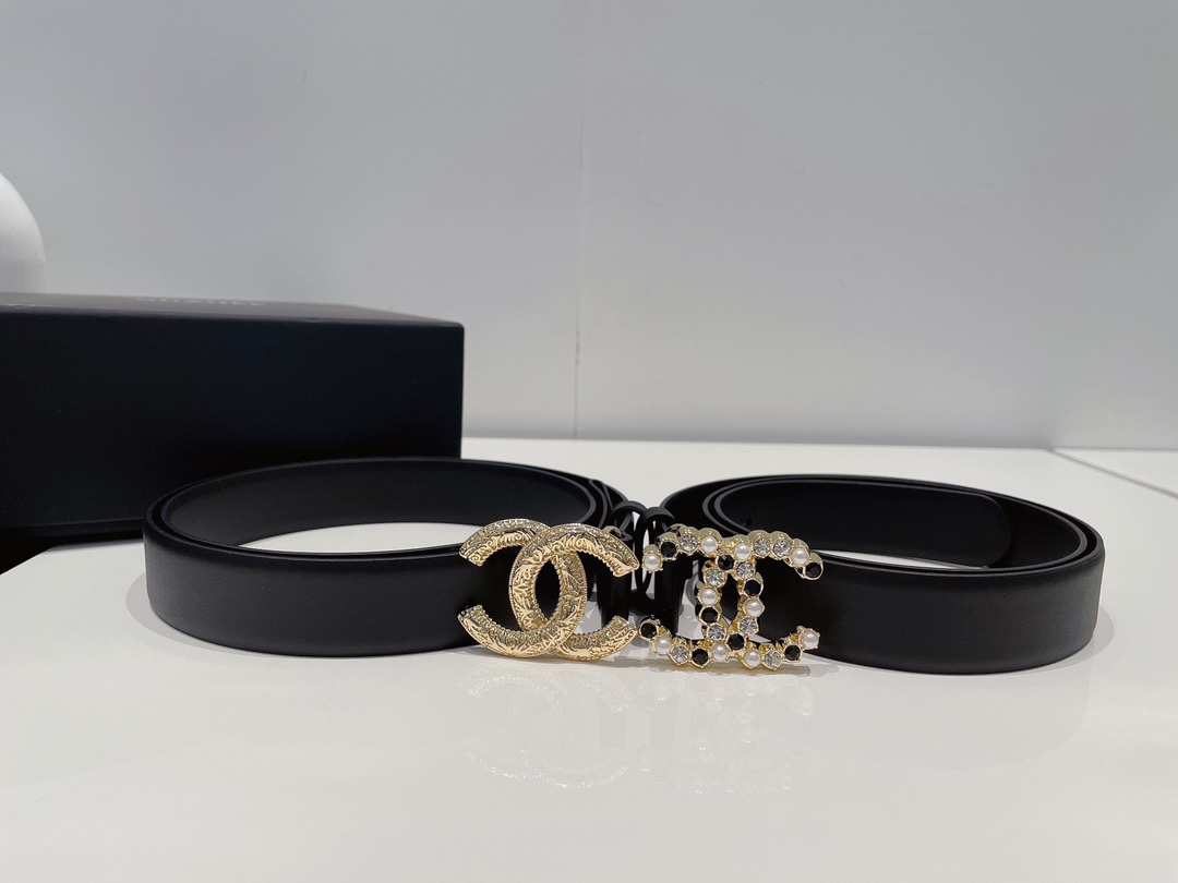 C*hanel Belts Top Quality 30MM