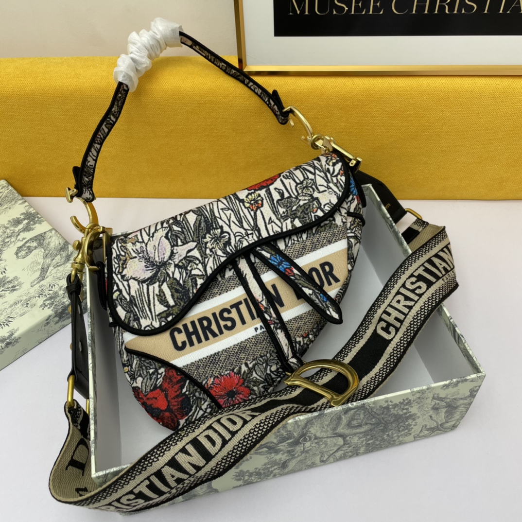 D*ior Top Bag 24*6*18cm