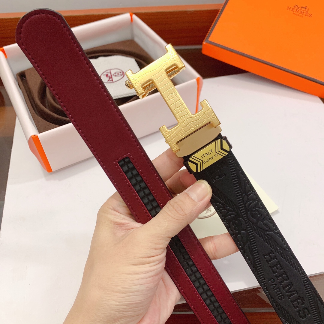 H*ermes Belts Top Quality 34MM