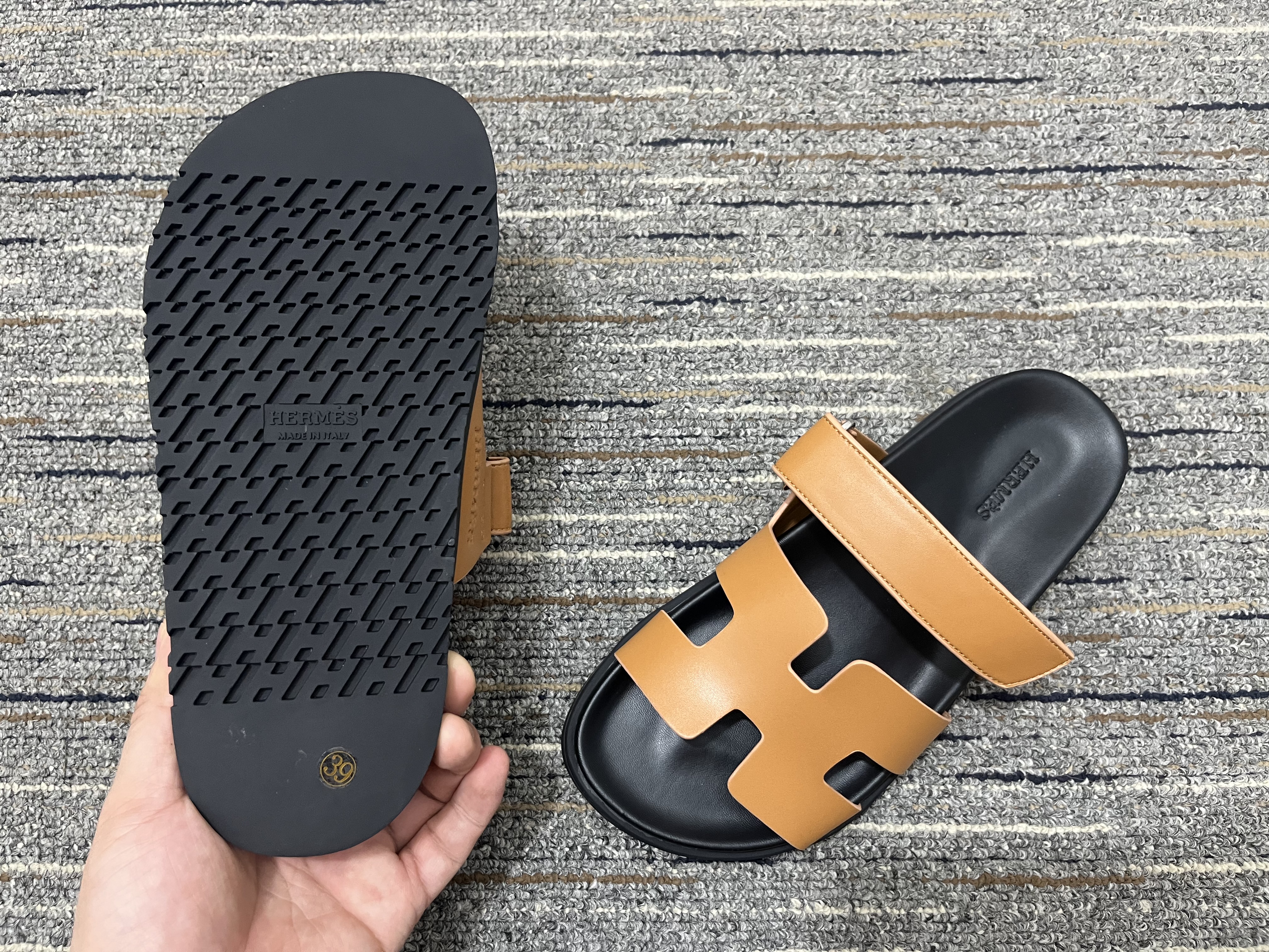 Men H*ermes Top Sandals