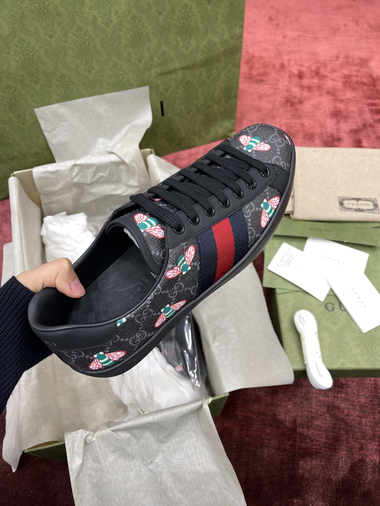 Men G*ucci Top Sneaker