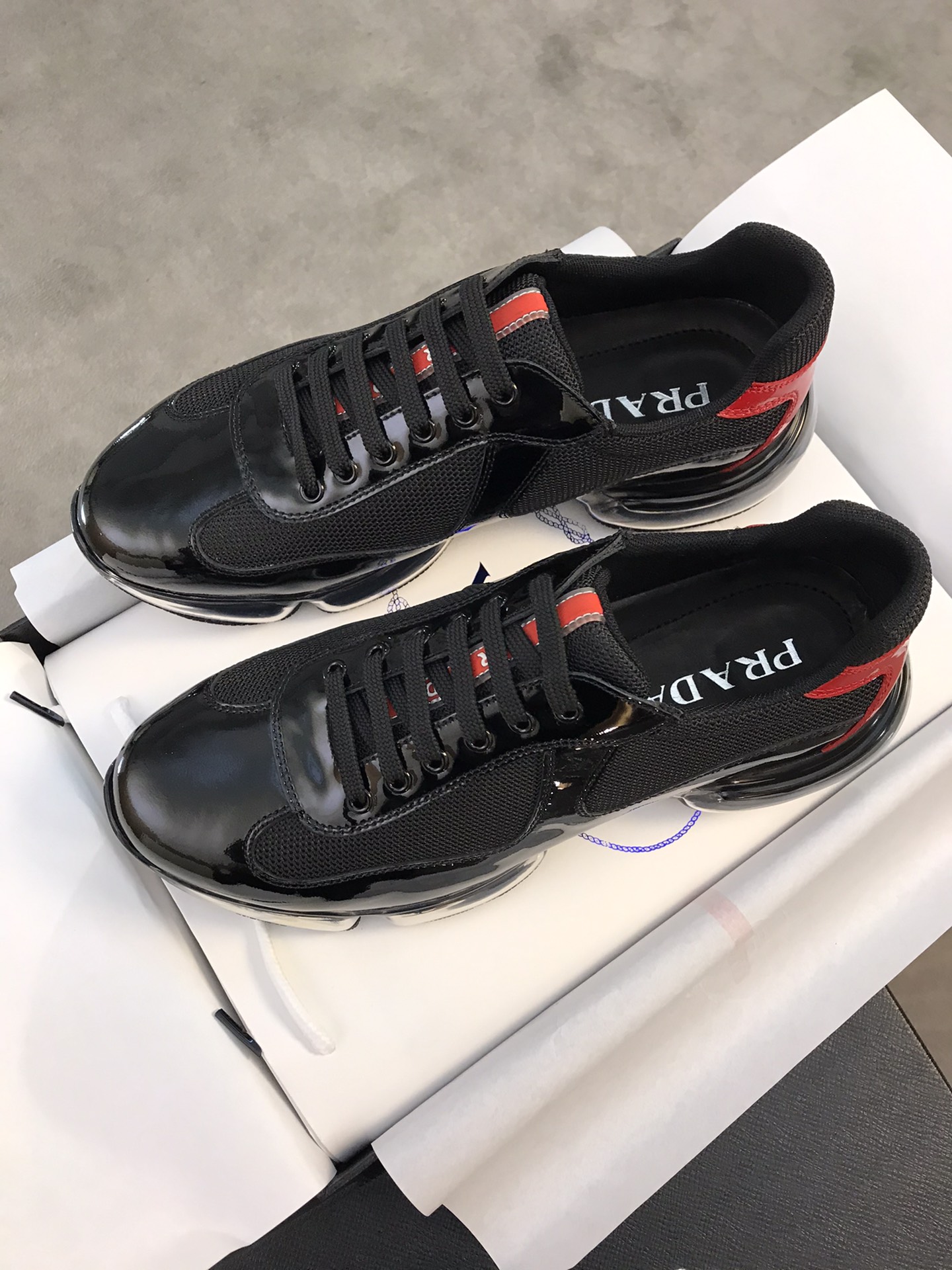 Men P*rada Top Sneaker