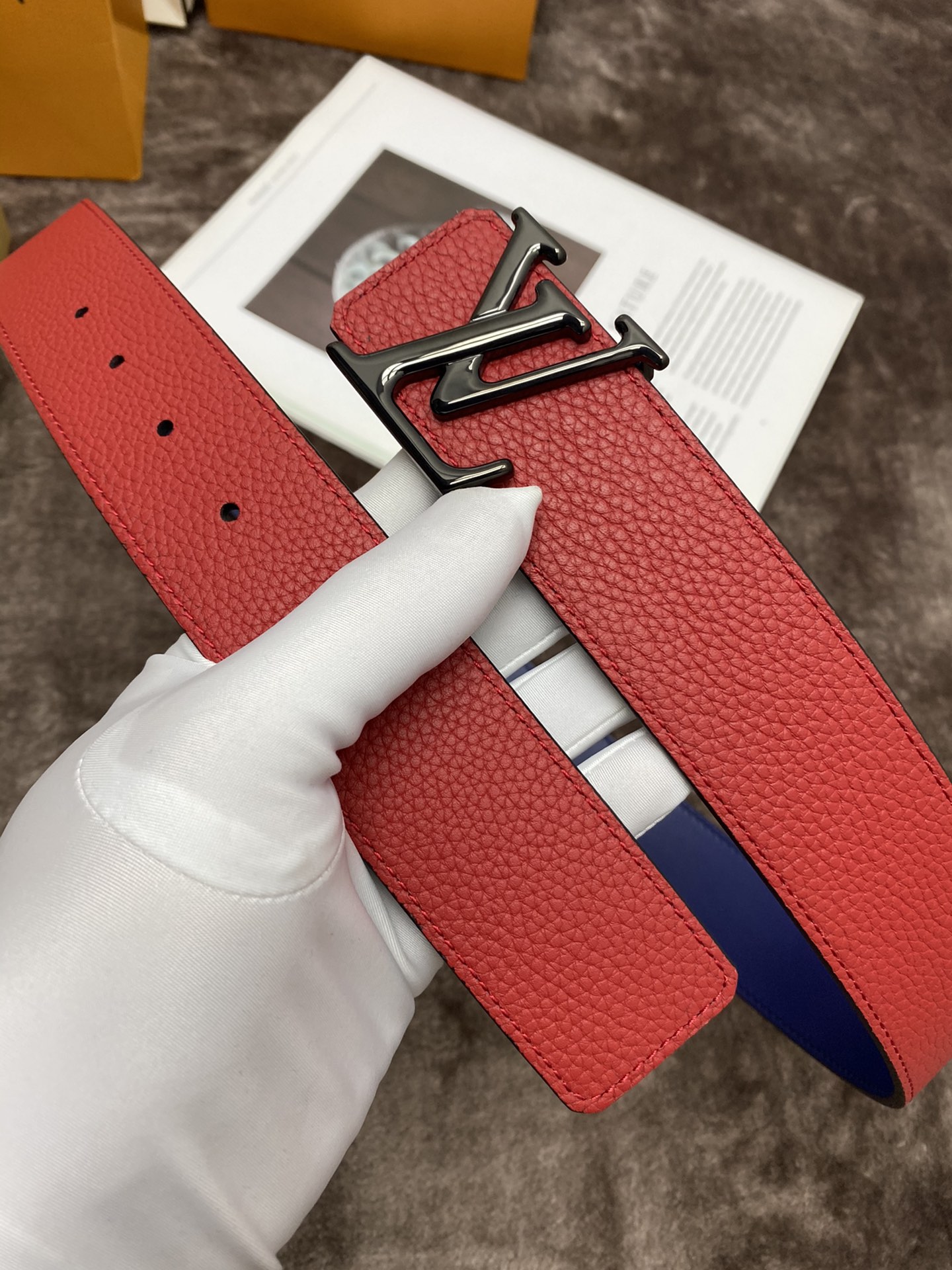 L*ouis V*uitton Belts Top Quality 40MM