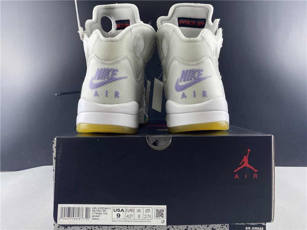 Air Jordan 5 xoff white ow 3M CT8480-105