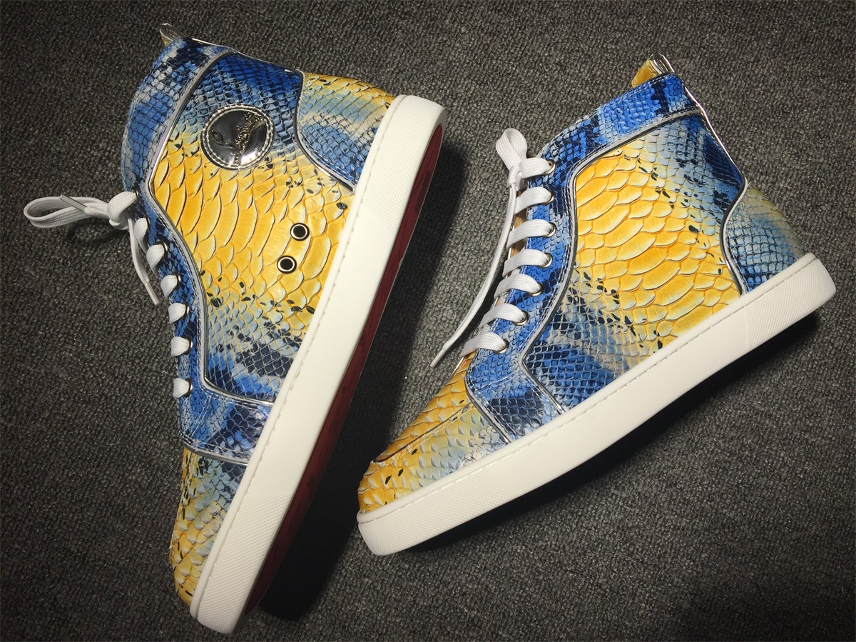 C*ristian L*uboutin Python Sneaker