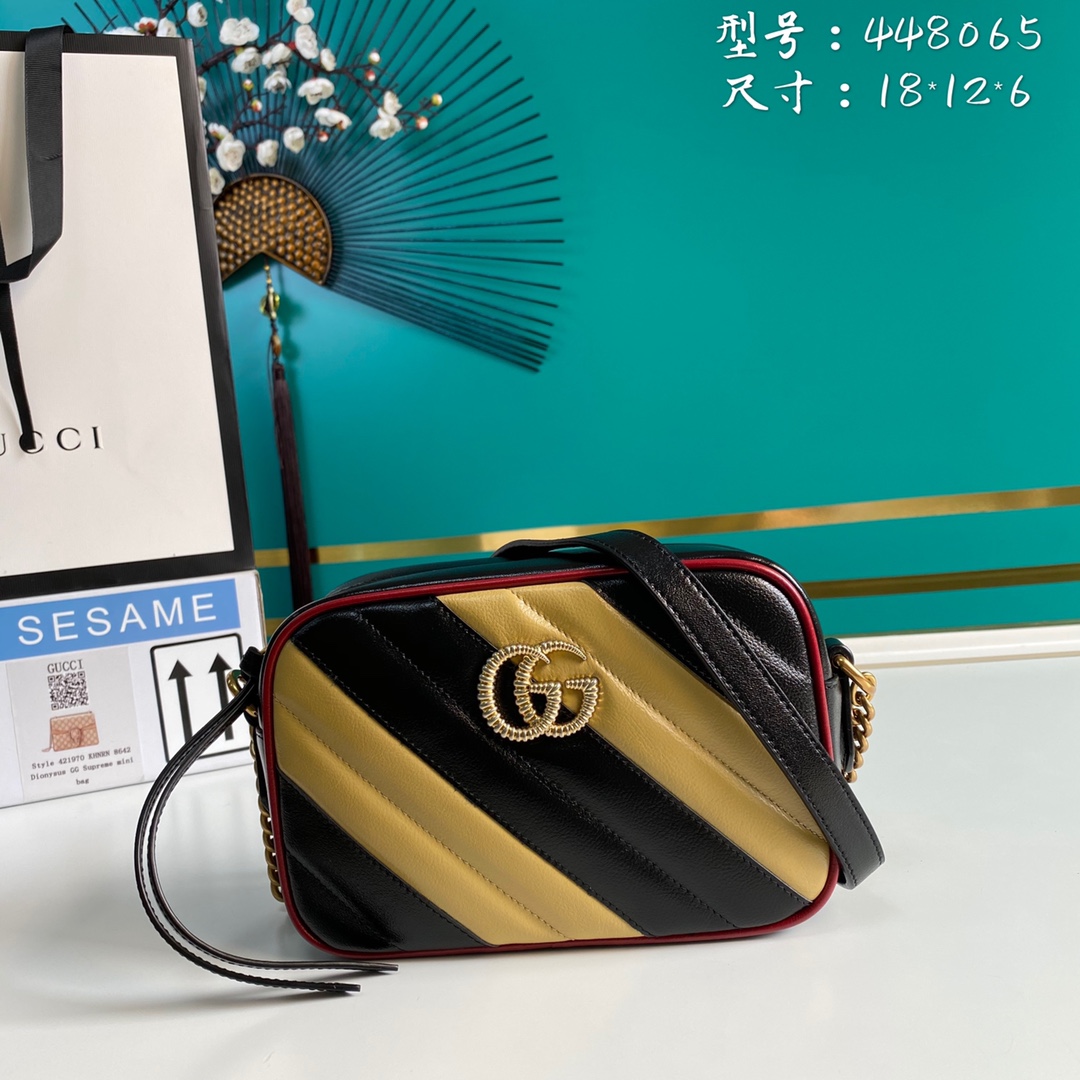 G*ucci Bag Top Quality 18*12*6cm