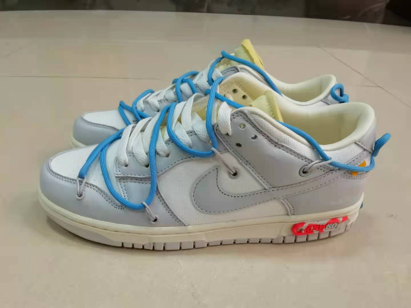 from O*ff-W*hite x Nike Dunk Low