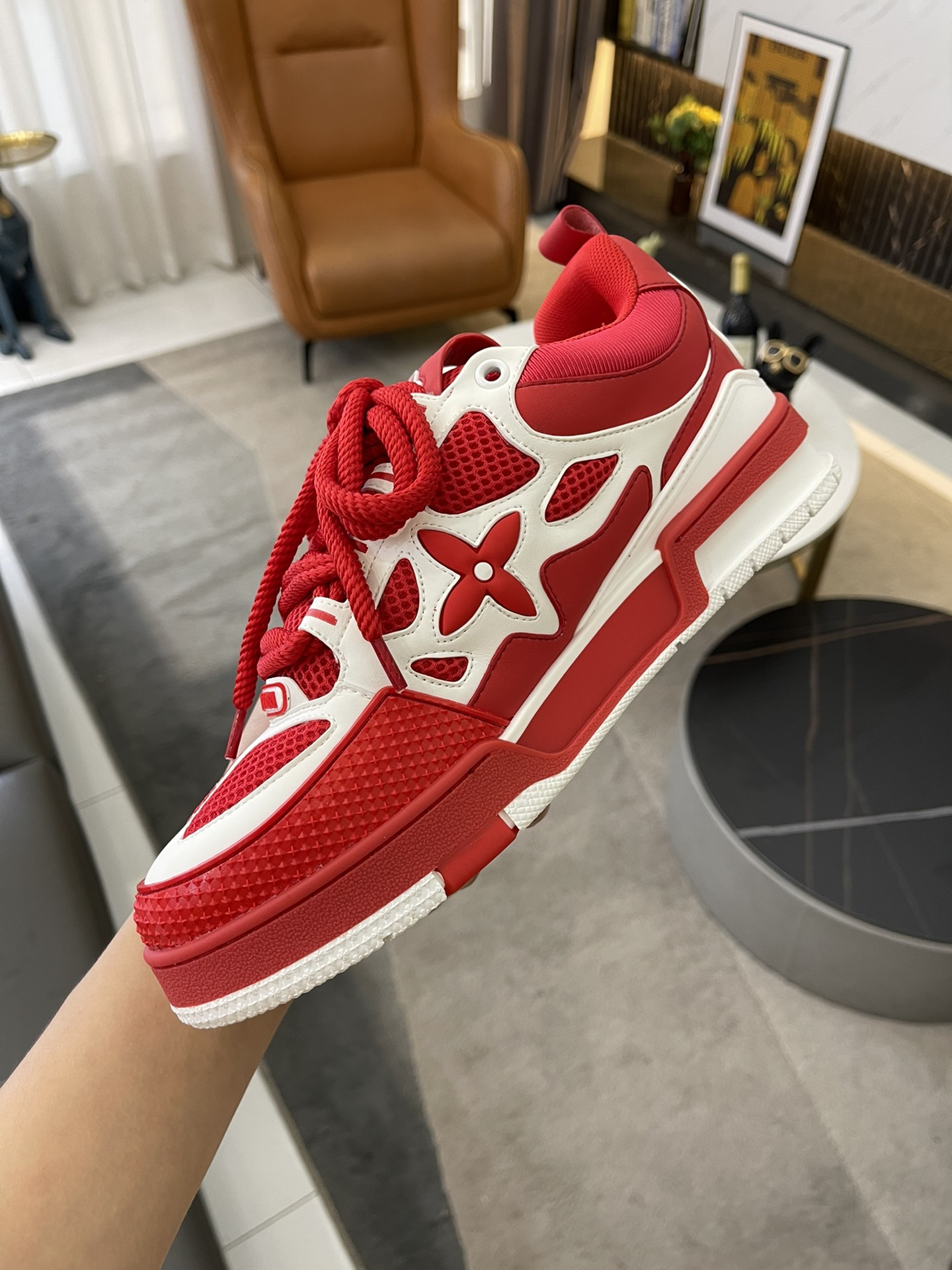 Men Women L*ouis V*uitton Top Sneakers