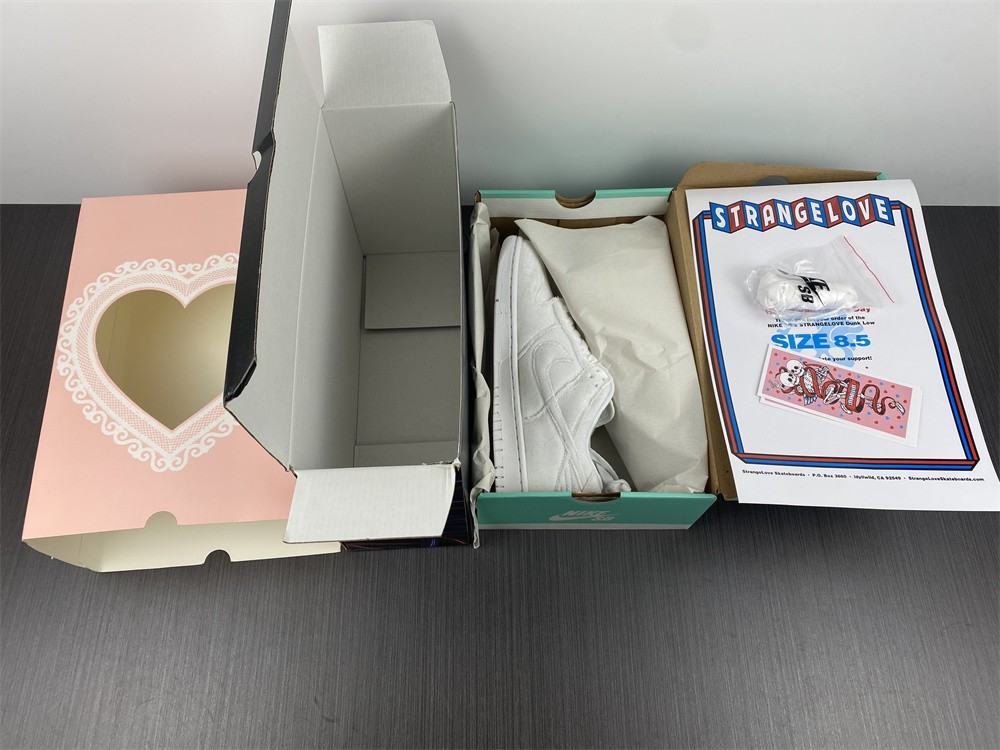 from Dover Street Market x Nike Dunk Low “Triple White” DH2686-100