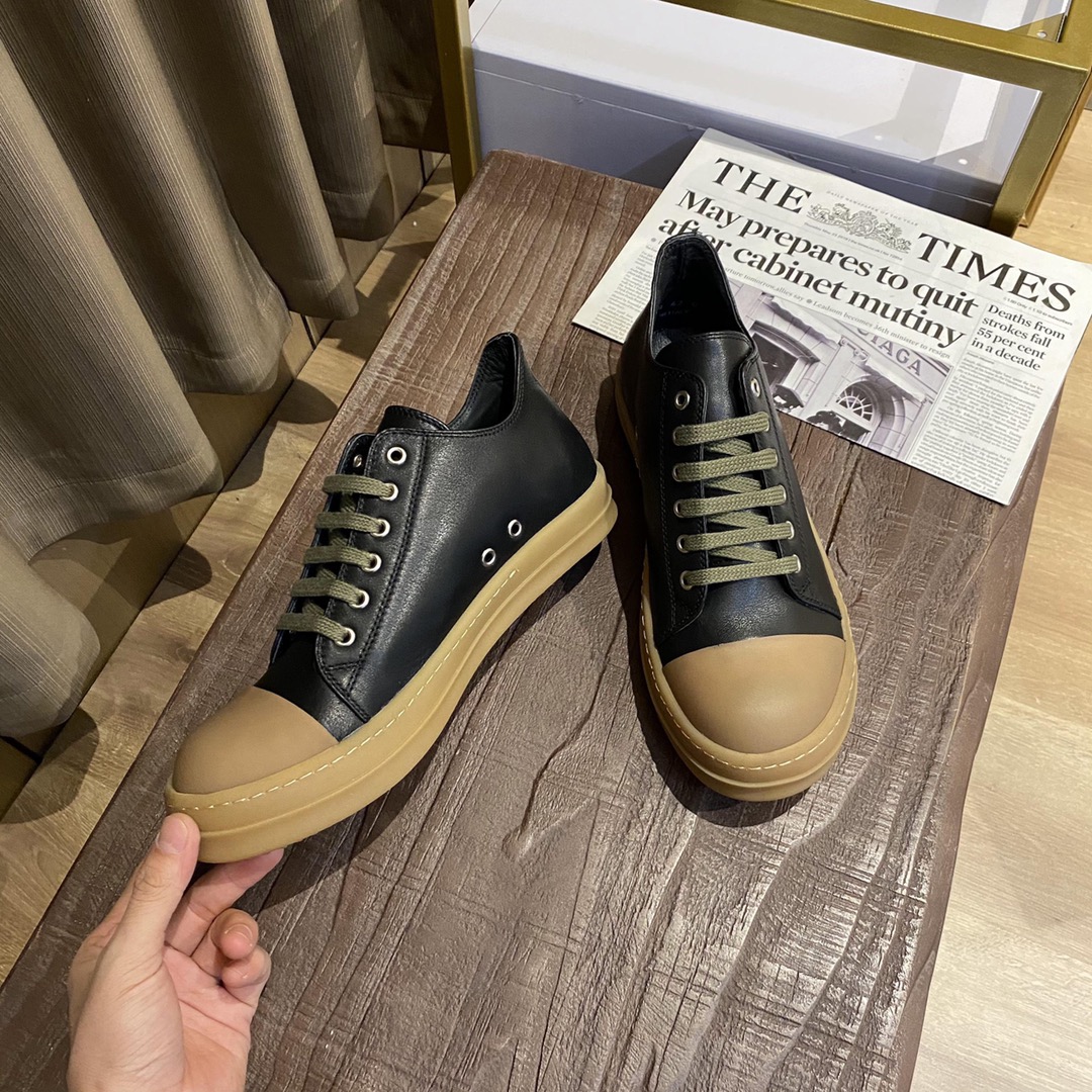 Men Women R*ick O*wens Top Sneaker