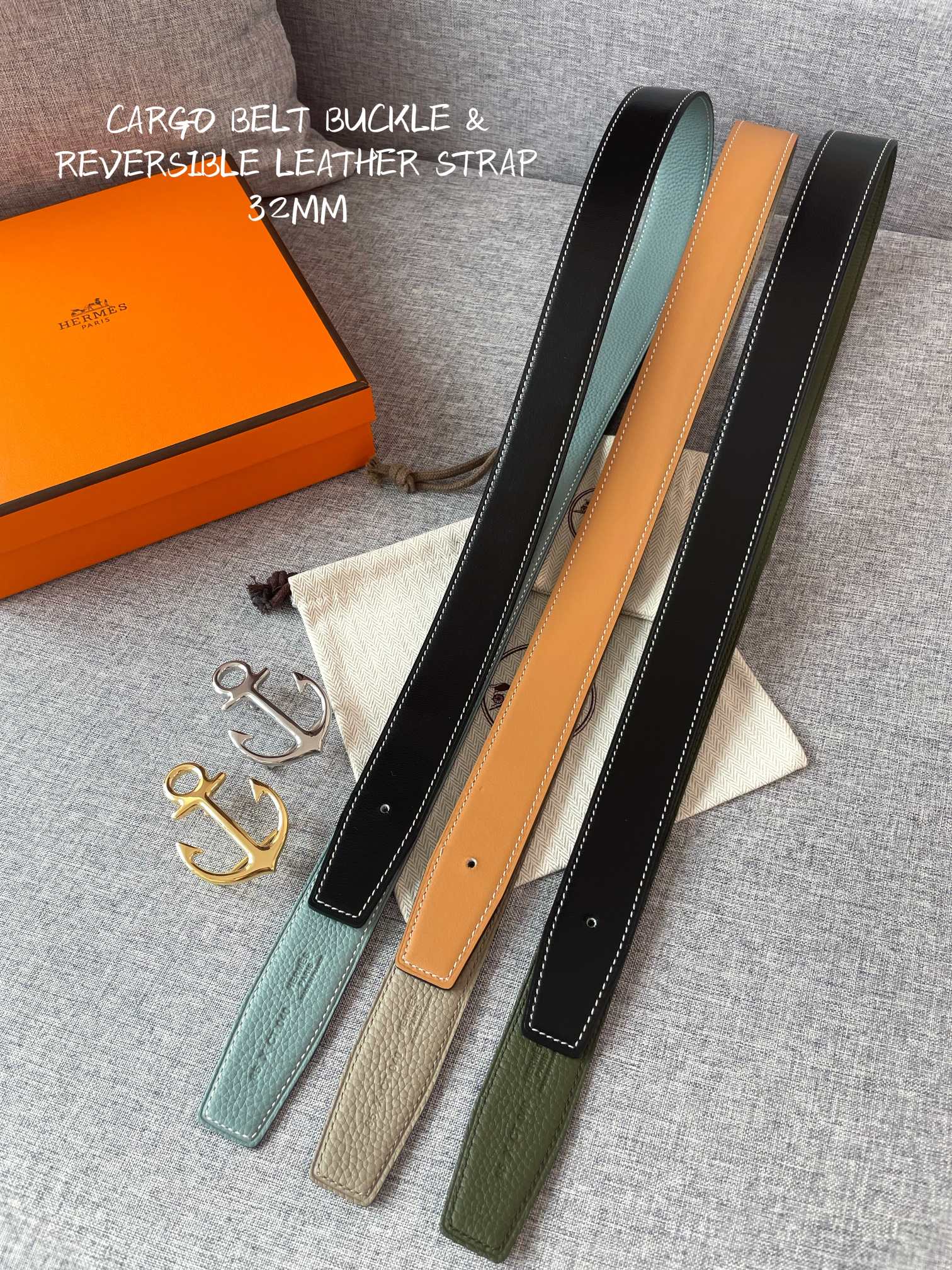 H*ermes Belts Top Quality 3.2CM