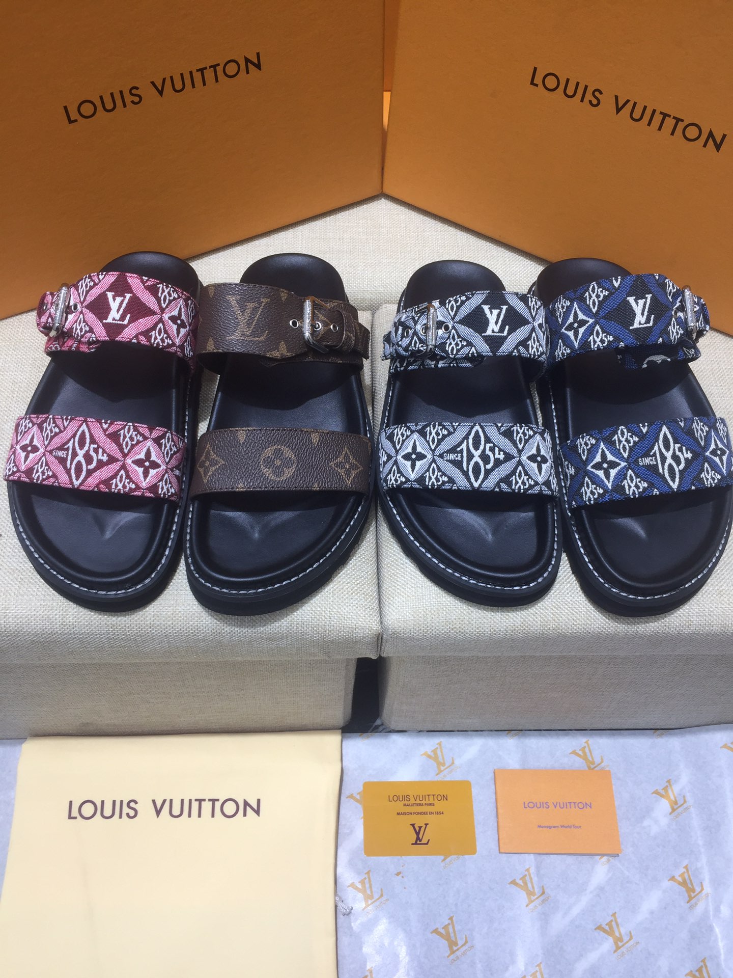 Women L*ouis V*uitton Top Slippers
