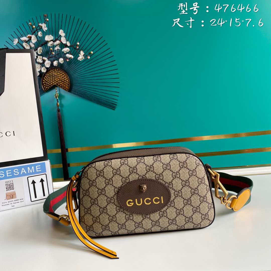 G*ucci Bag Top Quality 24*15*7.6cm