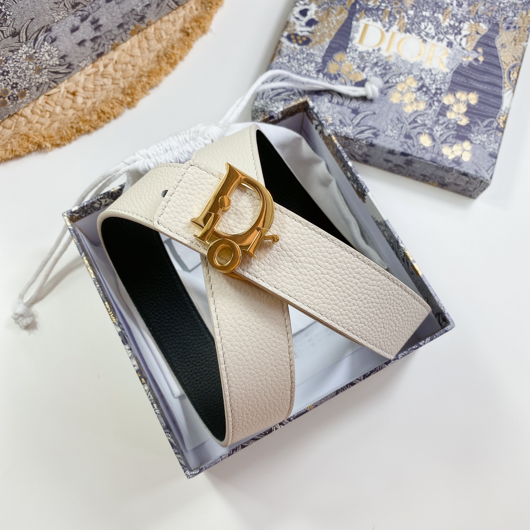 D*ior Belts Top Quality 34MM