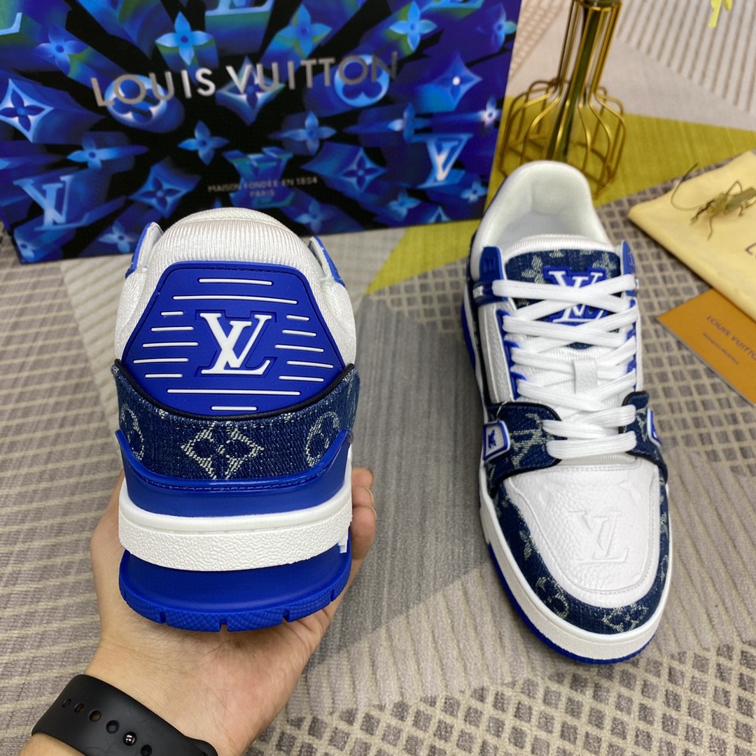 Men L*ouis V*uitton Top Sneakers