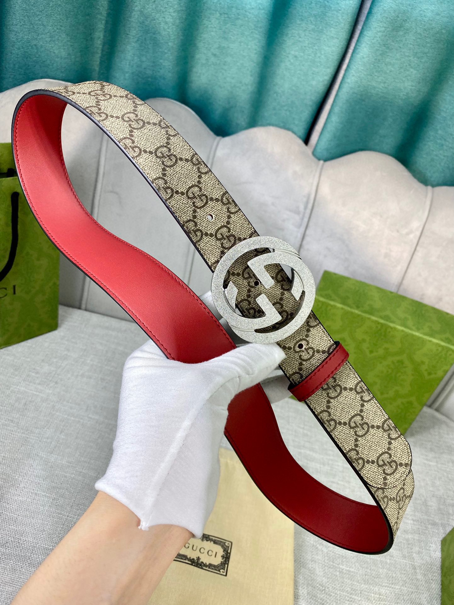 G*ucci Belts Top Quality 40MM