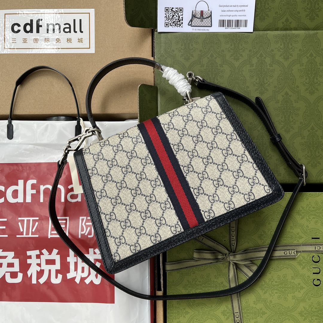 G*ucci Bag Top Quality 25*17.5*7CM