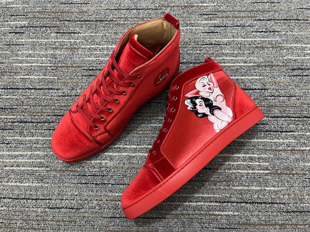 Men Women C*hristian L*ouboutin Top Sneaker
