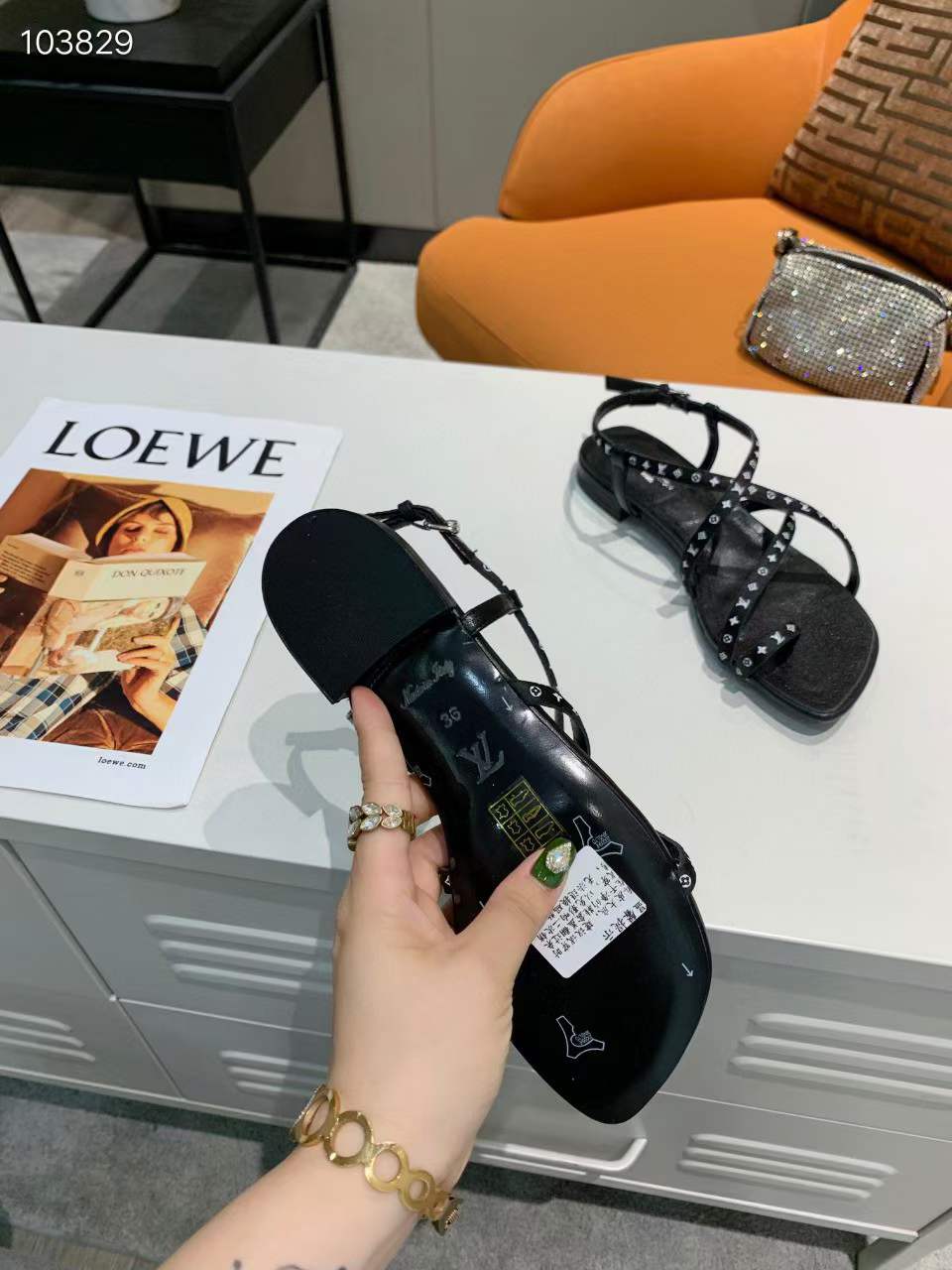 Women L*ouis V*uitton Top Slippers