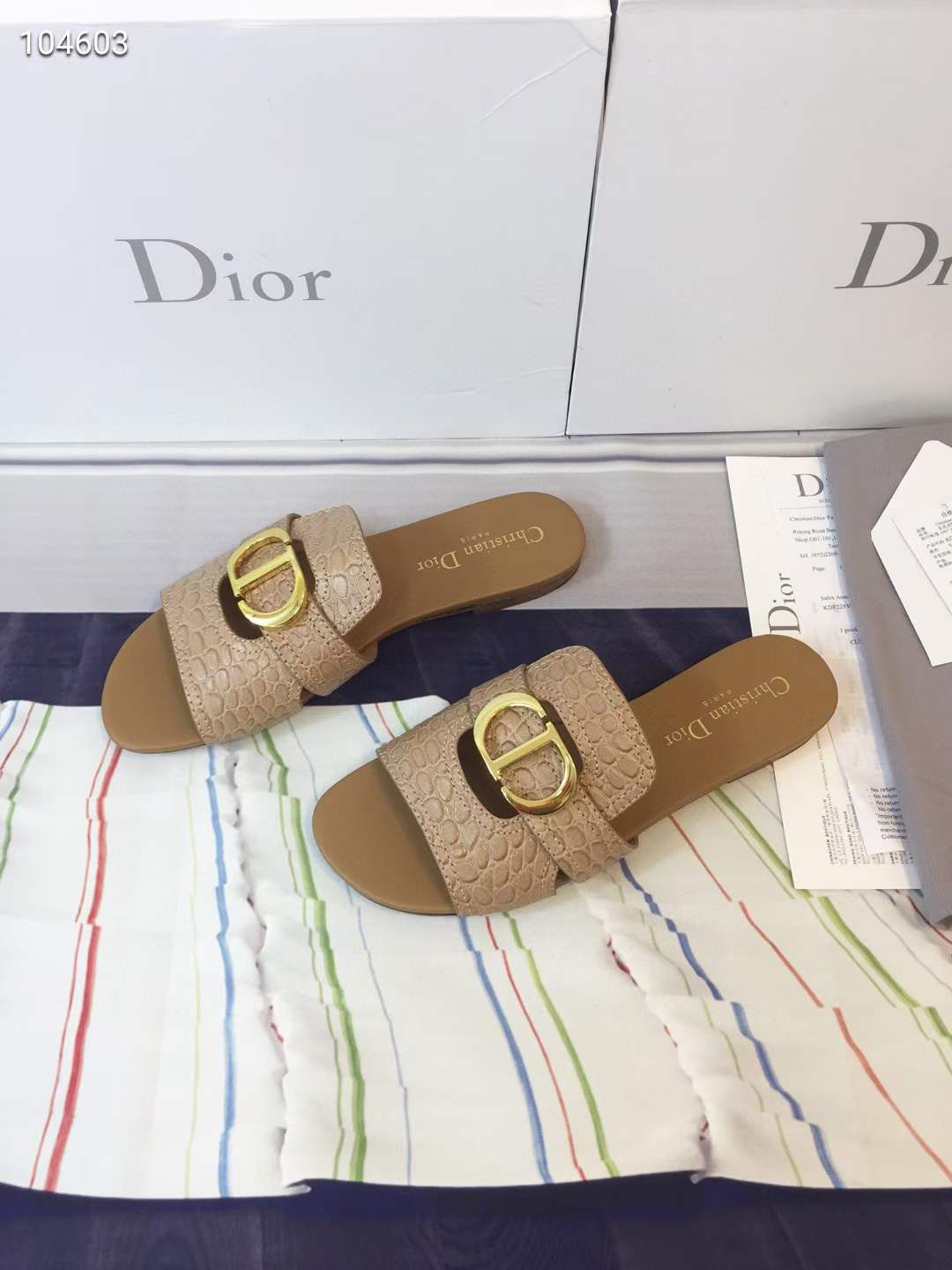Women D*ior Top Sandals