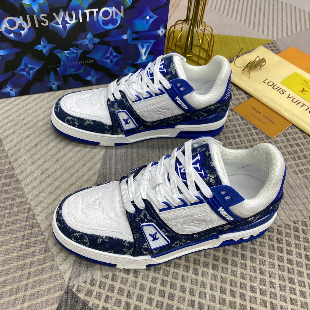 Men L*ouis V*uitton Top Sneakers