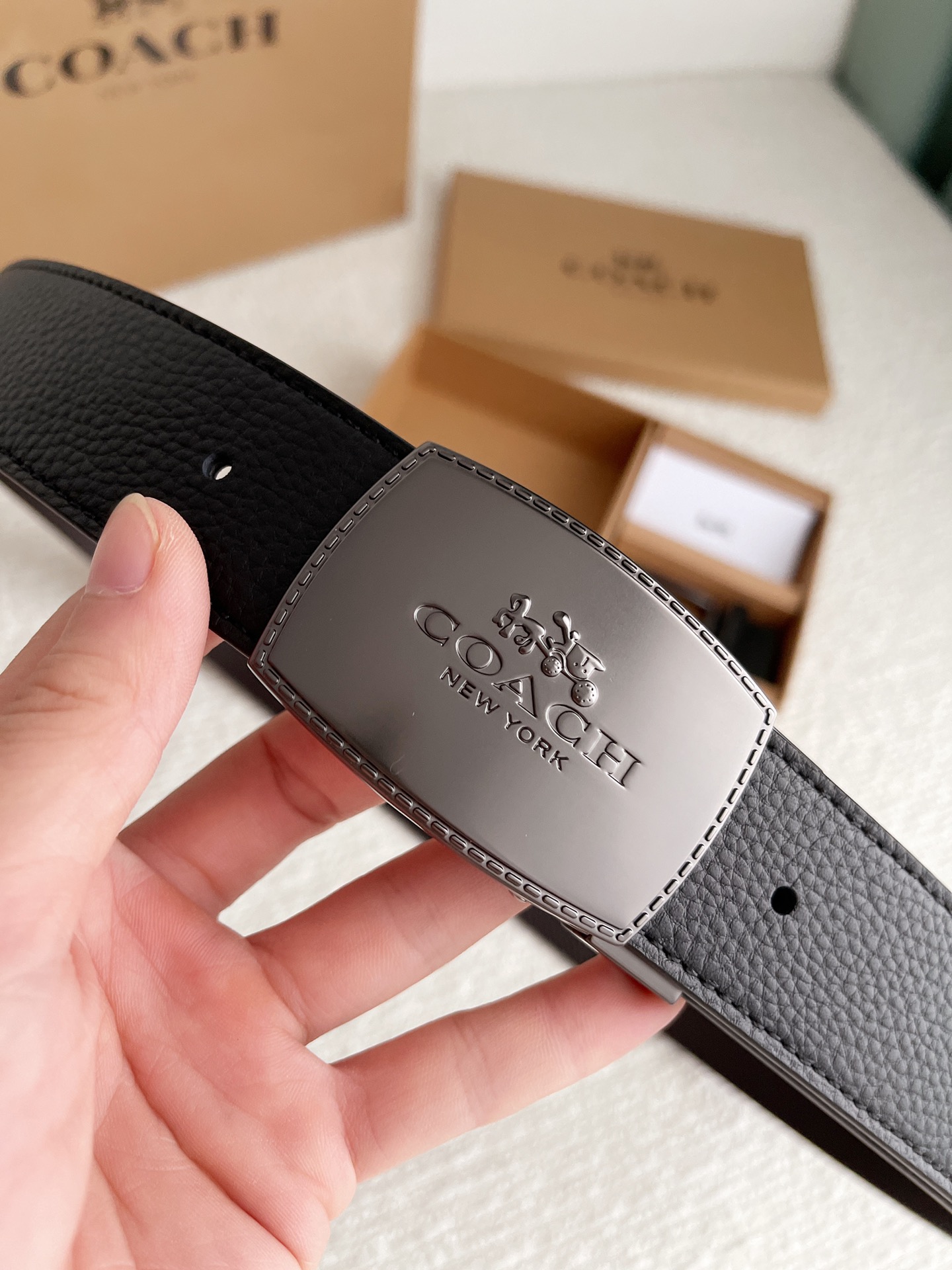 C*oach Belts Top Quality 37MM