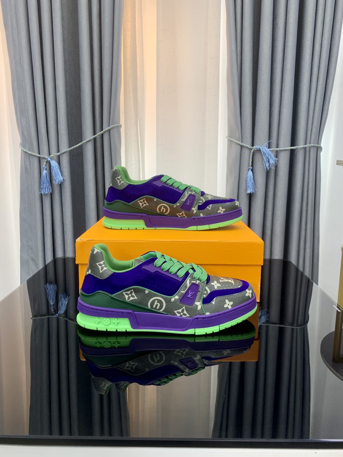 Men Women L*ouis V*uitton Top Sneakers