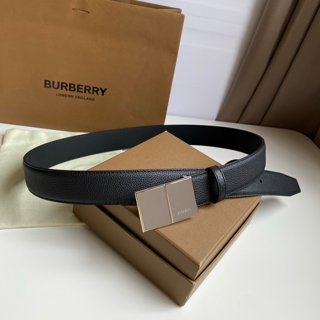 B*urberrry Belts Top Quality 35mm