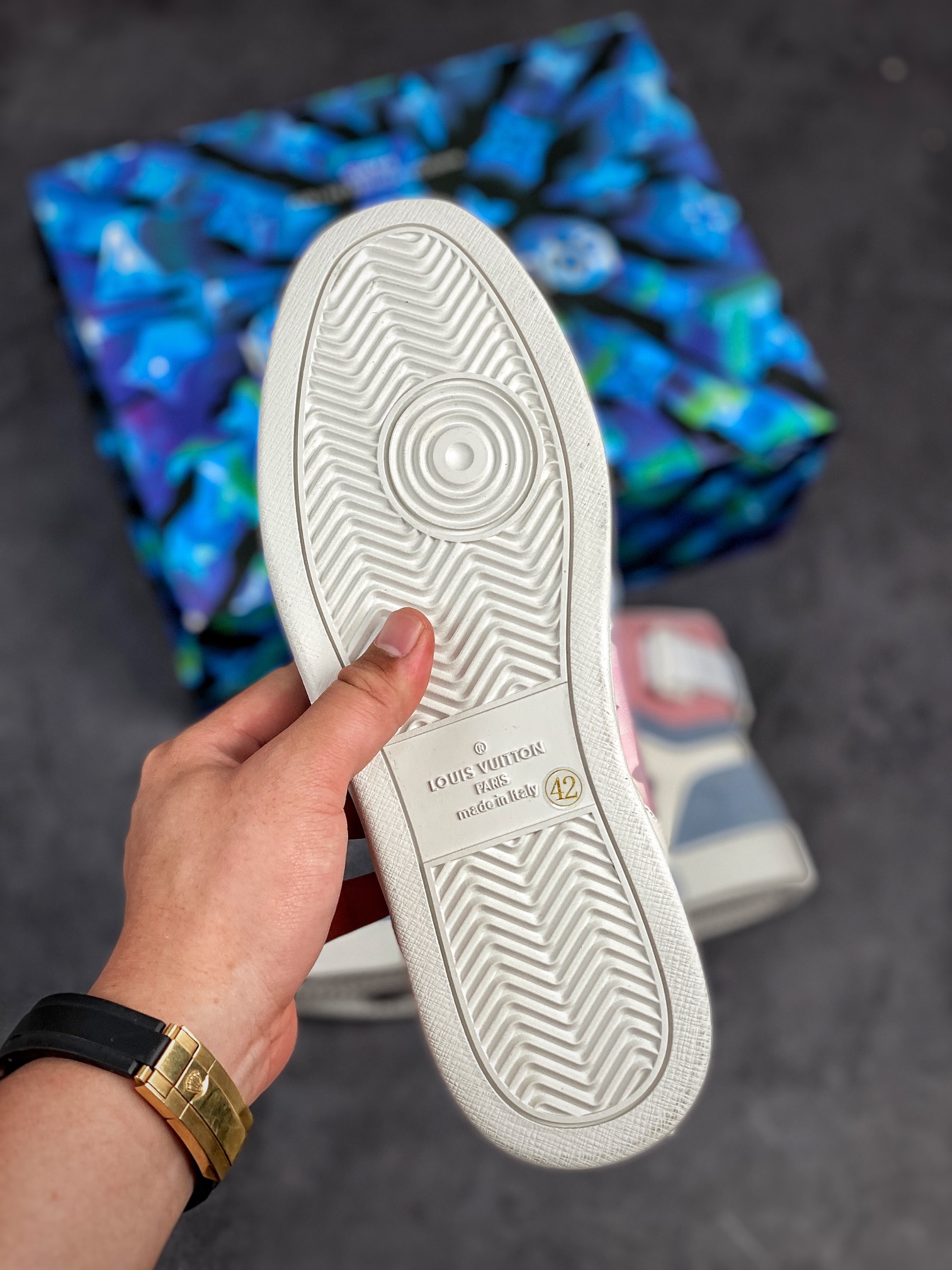 Men L*ouis V*uitton Top Sneaker