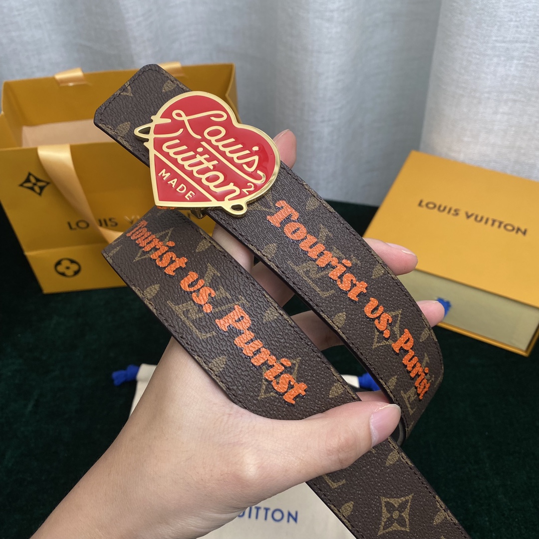 L*ouis V*uitton Belts Top Quality 40MM