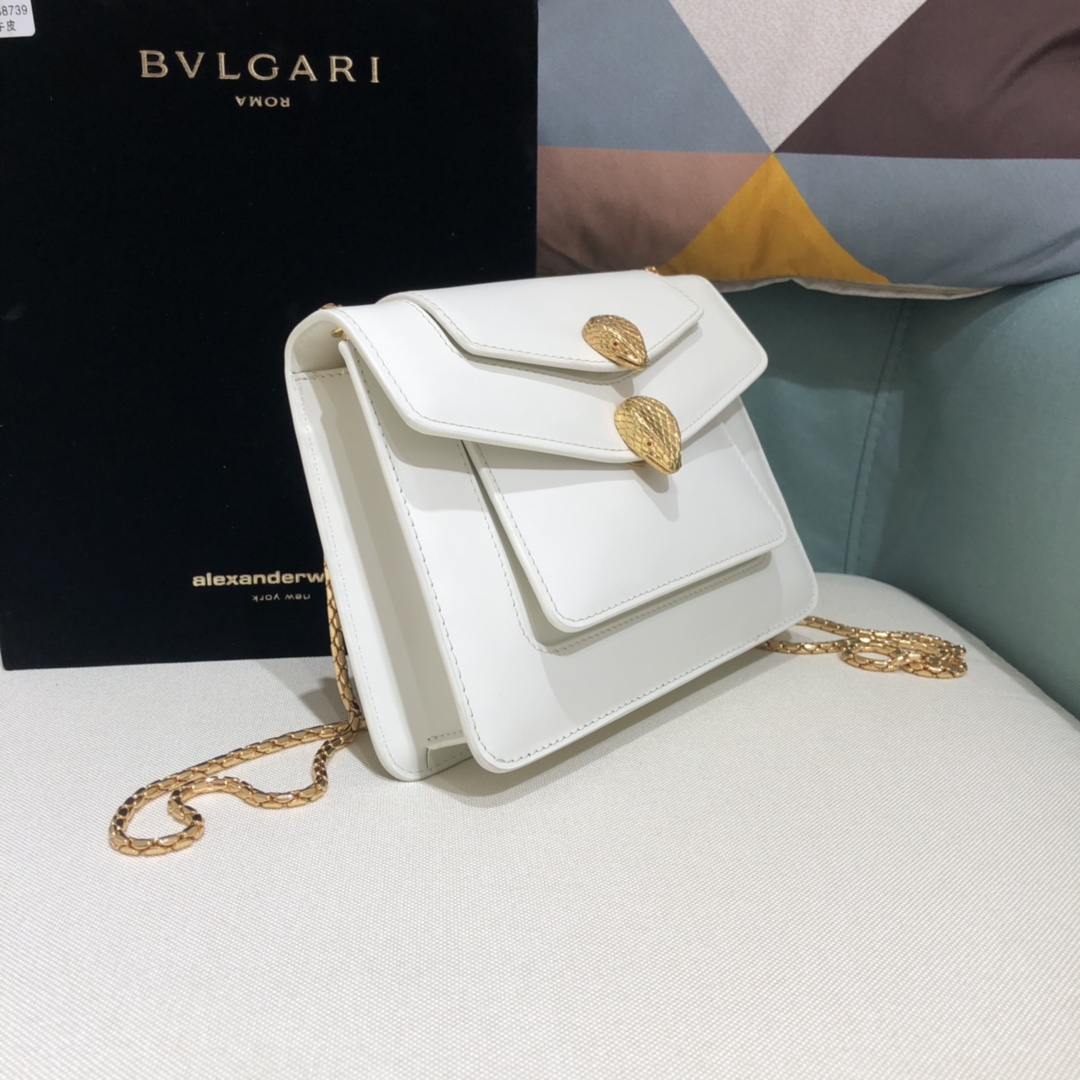 B*vlgari Top Bag 20*15*6.5cm