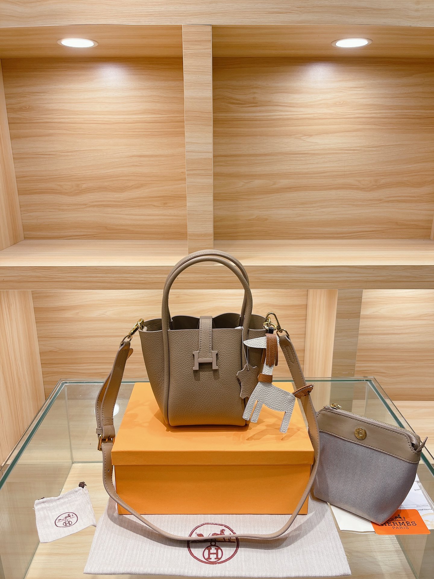 H*ermes Top Bag 15*18cm