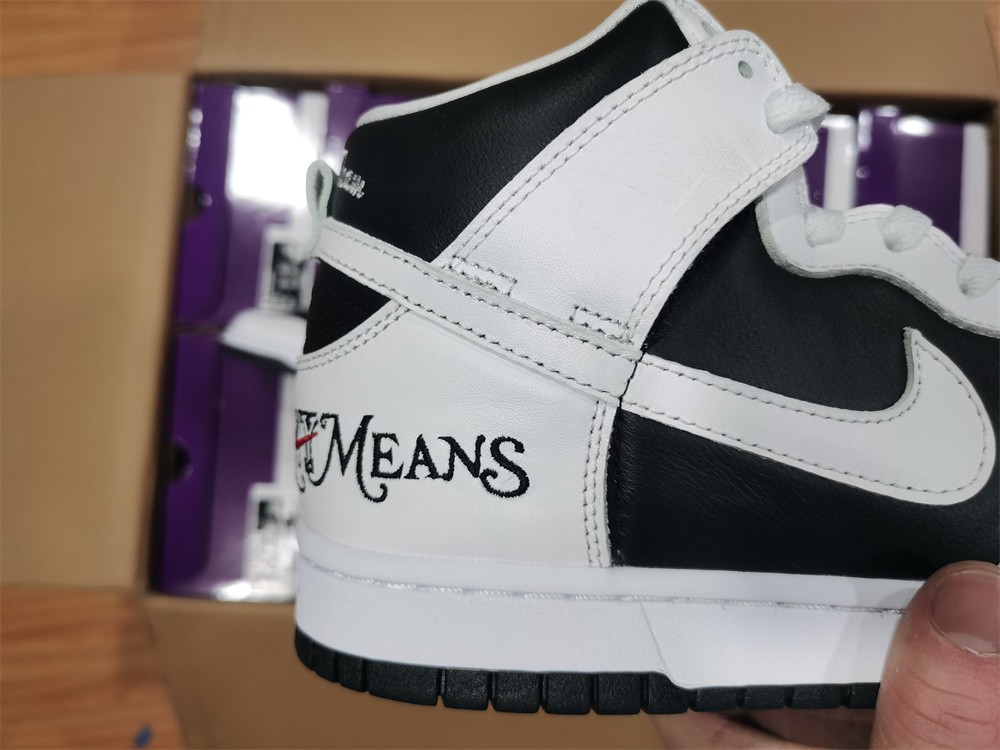 from Supreme x Nike SB Dunk High QS “By Any Means”SUP DN3741-002