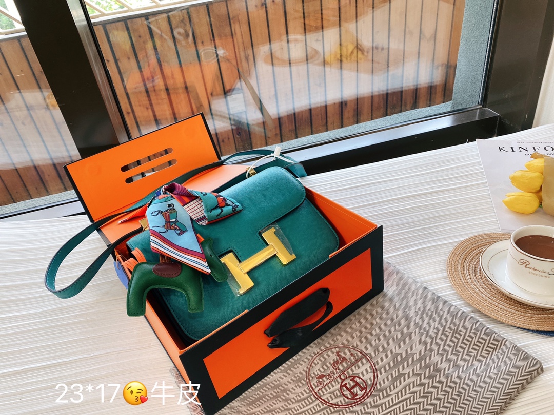 H*ermes Top Bag 23*17CM