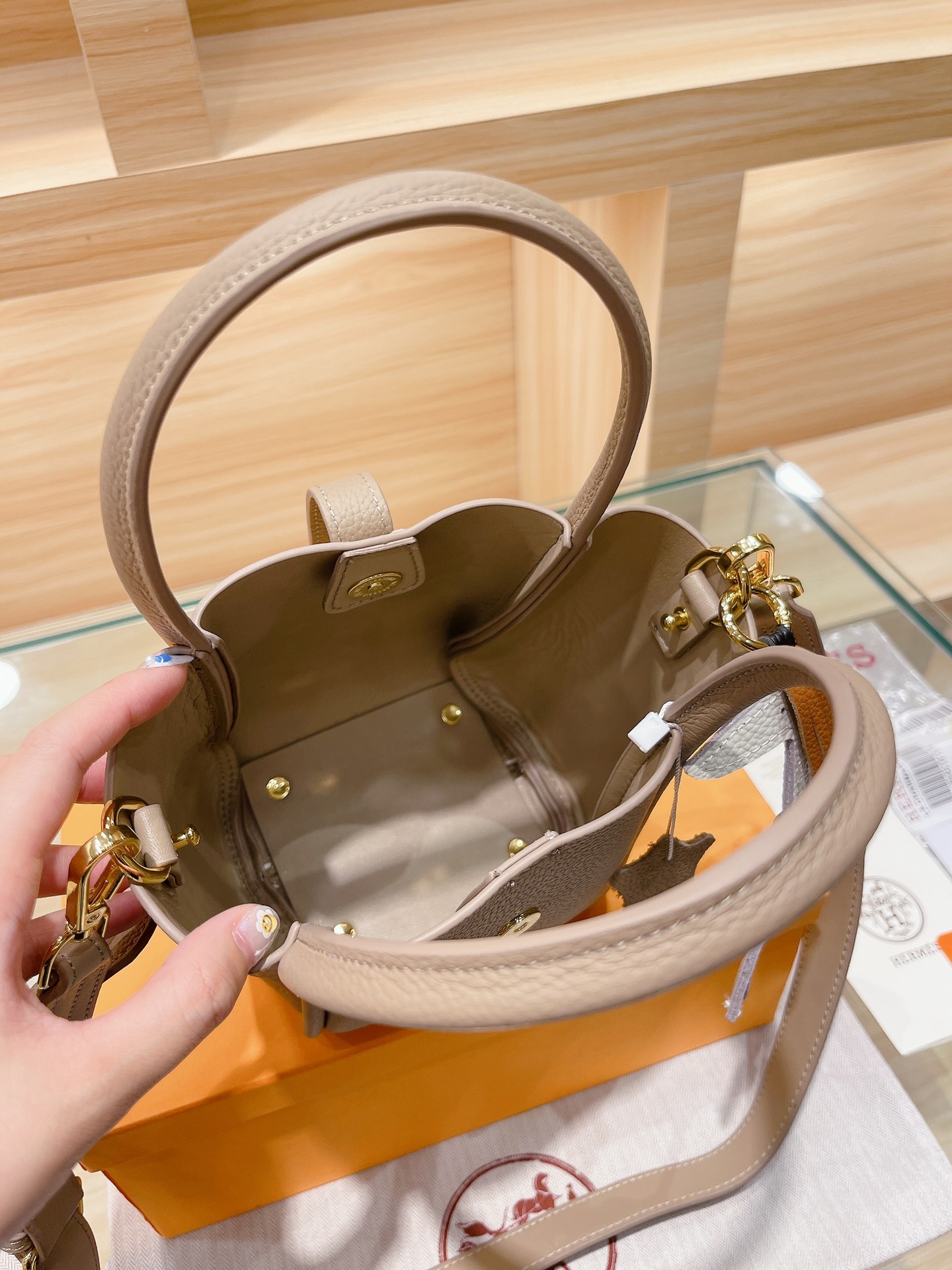 H*ermes Top Bag 15*18cm