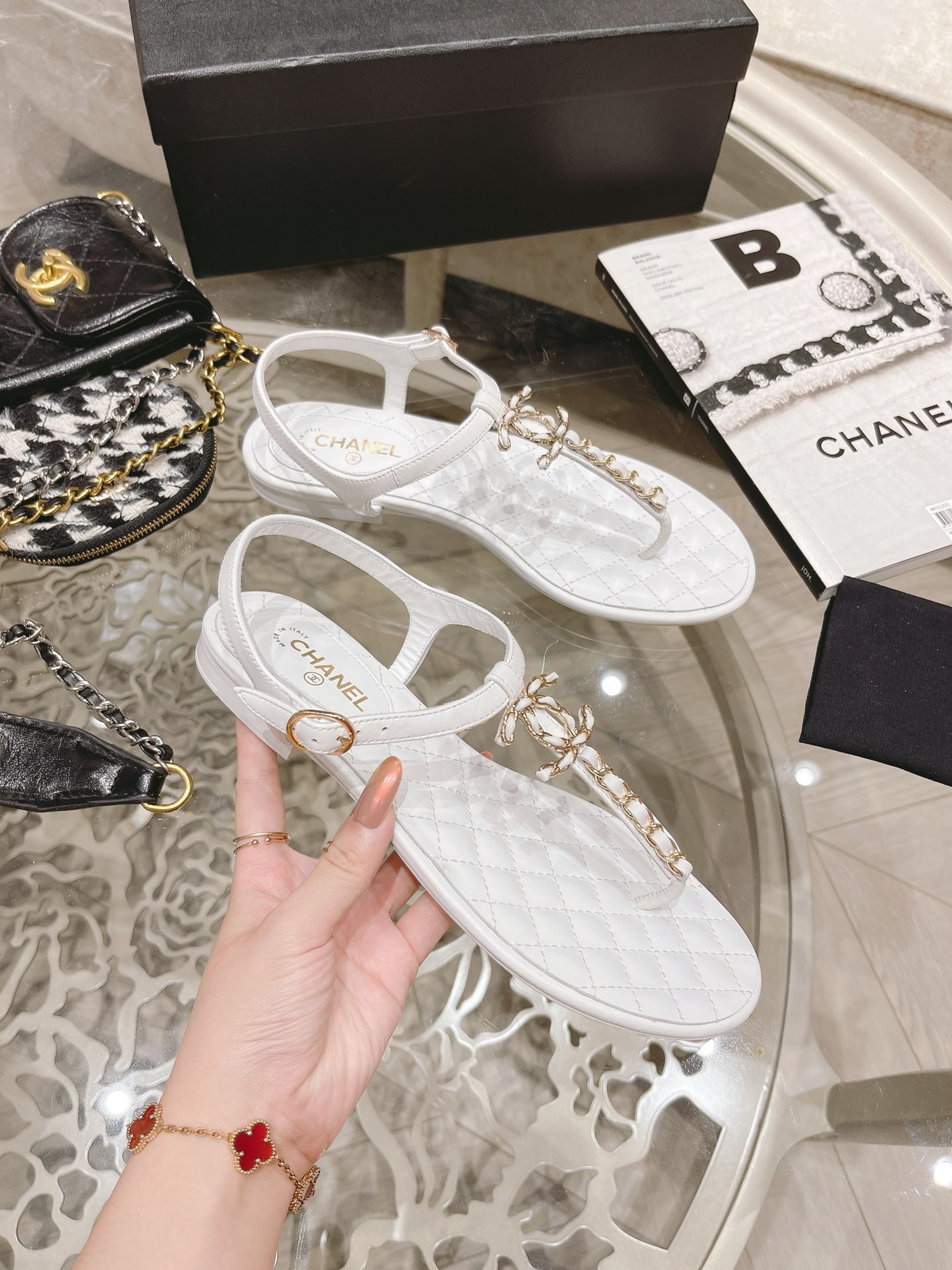 Women C*hanel Top Sandals