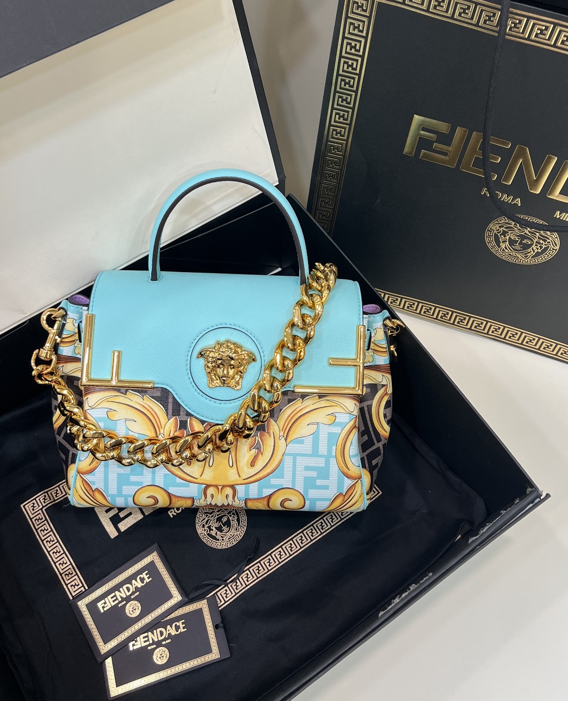 F*endi Bag Top Quality 25*15*22CM