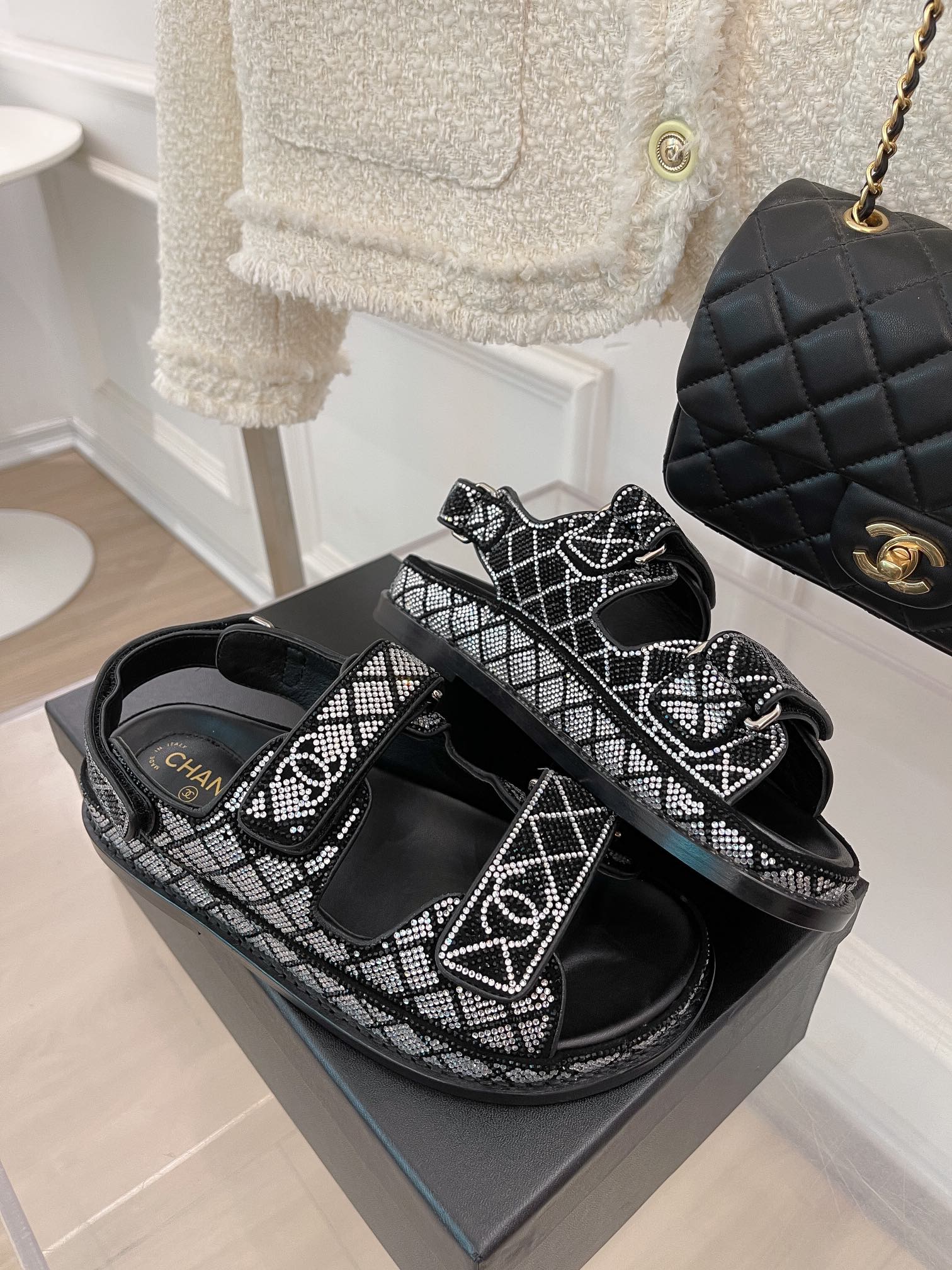 Women C*hanel Top Sandals