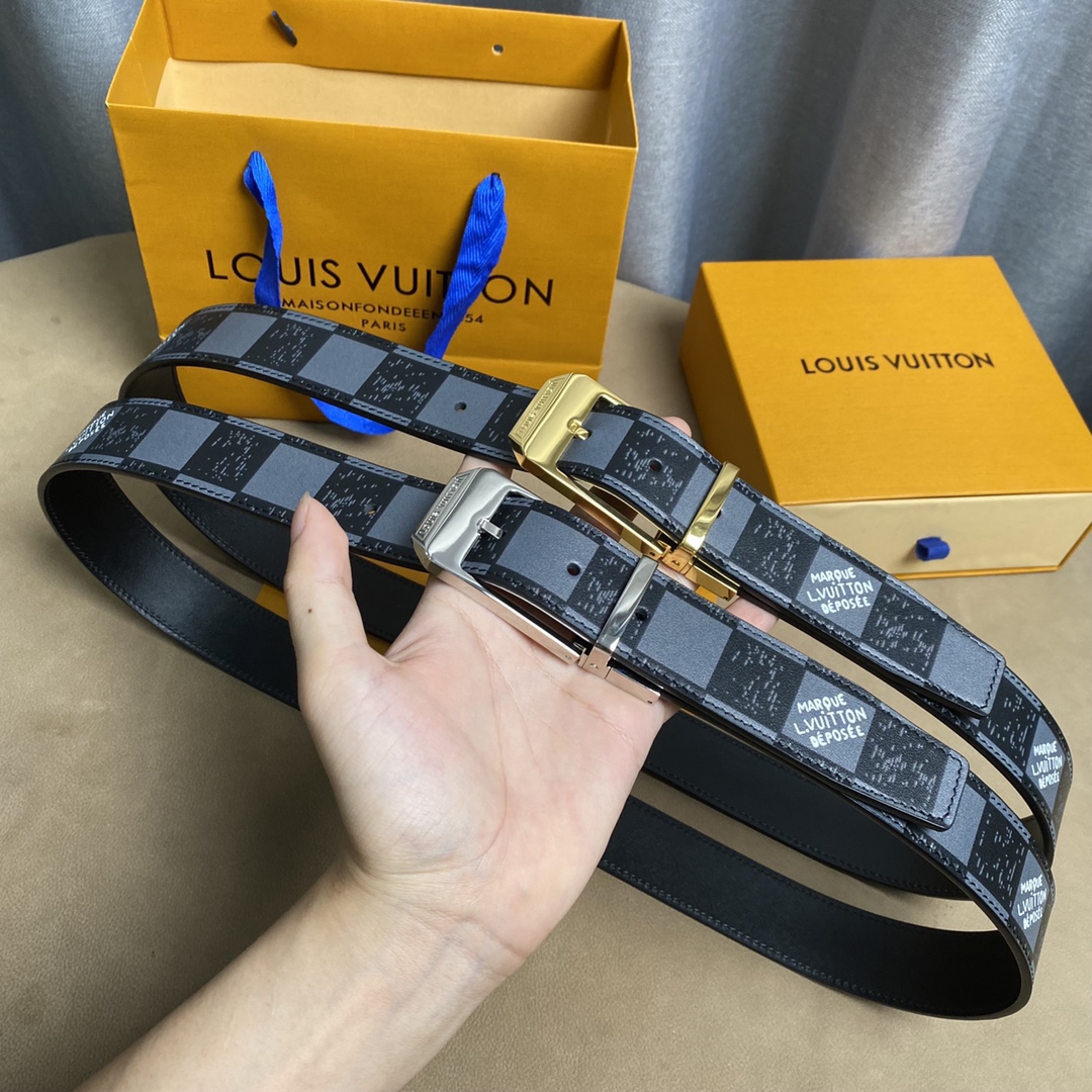 L*ouis V*uitton Belts Top Quality 35MM