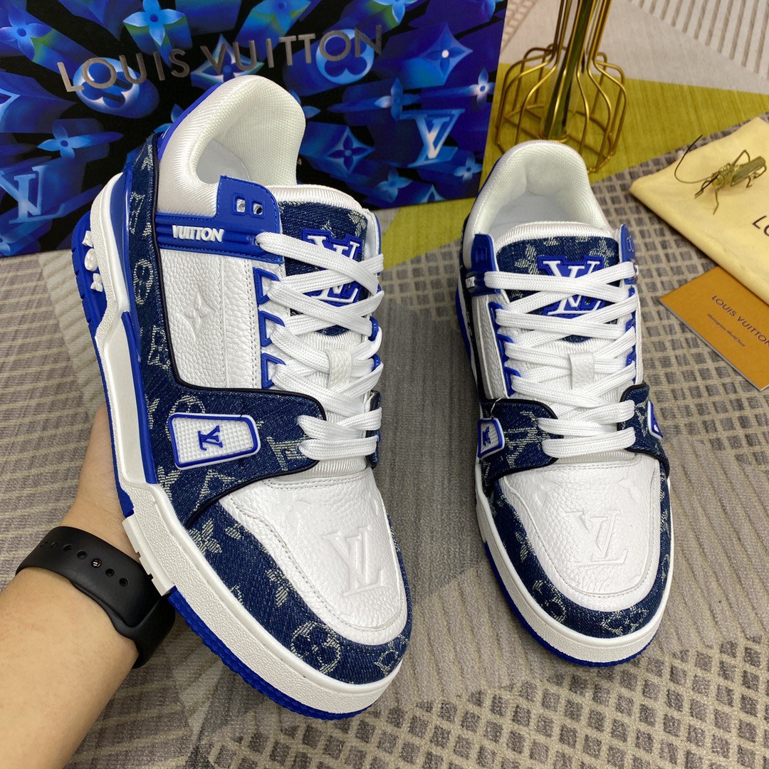 Men L*ouis V*uitton Top Sneakers