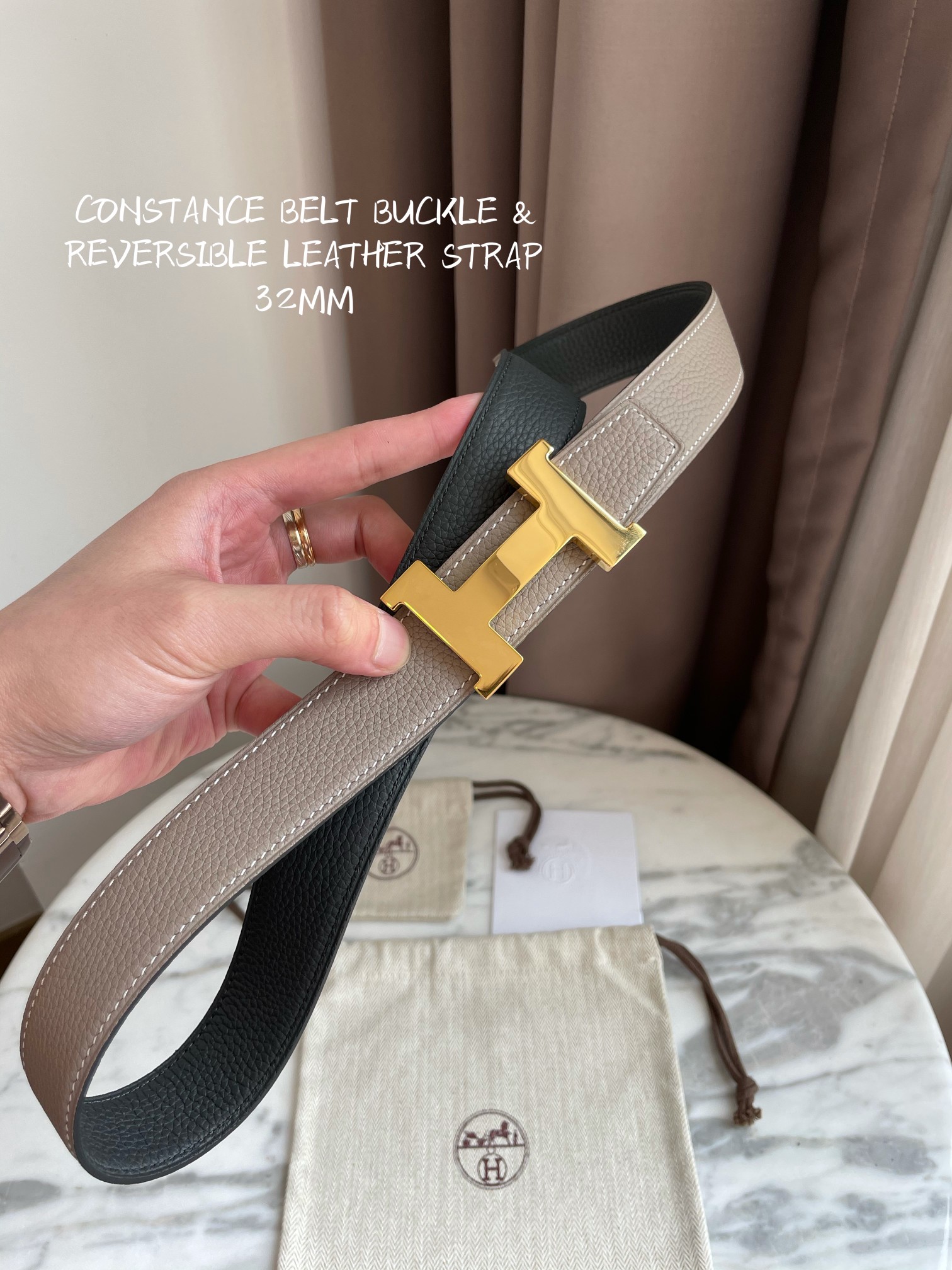 H*ermes Belts Top Quality 32mm