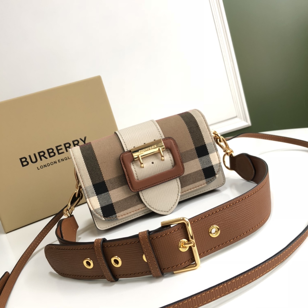 B*urberry Bag Top Quality 19.5*5*12CM