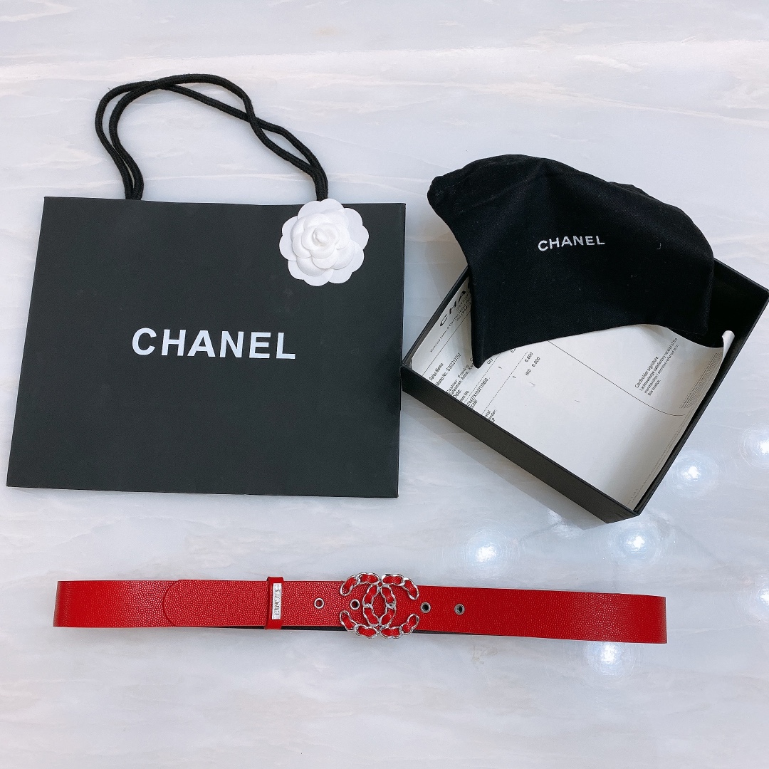 C*hanel Belts Top Quality 30MM