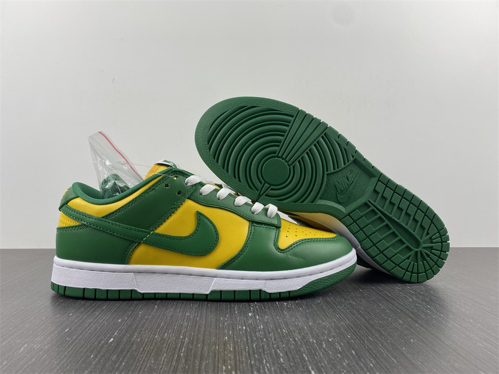 from Nike Dunk SB Low SP Brazil CU1727-700